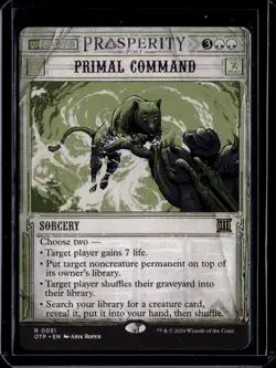 Primal Command - 31 - OTP - NM - MTG Magic the Gathering - Image 1