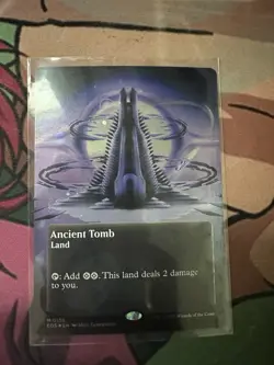 Ancient Tomb (0136) (Borderless) (Galaxy Foil) Edge of Eternities: Stellar Sight - Image 1