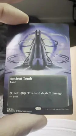 Ancient Tomb (0136) (Borderless) (Galaxy Foil) Edge of Eternities: Stellar Sight - Image 2