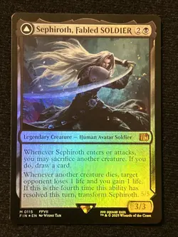 Sephiroth, Fabled SOLDIER Final Fantasy Foil - Image 1