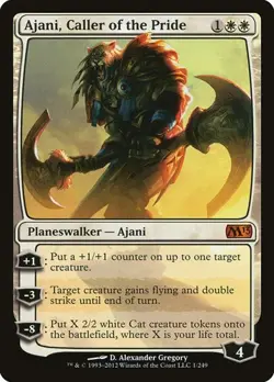 Ajani, Caller of the Pride M13 LP MTG - Image 1