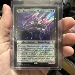 Shredder, Shadow Master (Surge Foil) Commander: Teenage Mutant Ninja Turtles... - Image 1