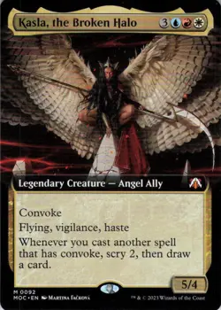 Kasla, the Broken Halo Extended - Commander: March of the Machine - 92 NM - Image 1