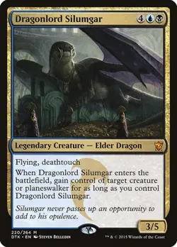 Dragonlord Silumgar DTK LP MTG - Image 1