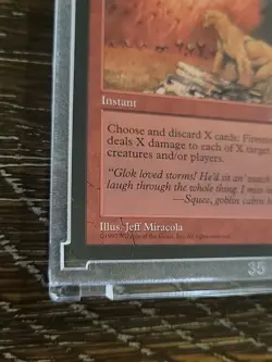 Firestorm - Weatherlight VINTAGE Magic The Gathering 1997 - Image 2