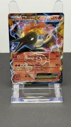 Pokemon Moltres EX Holo Ultra Rare Plasma Storm 14/135 170 HP Card - Image 1