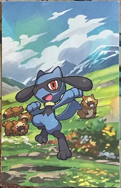 Riolu Mini Tin Card - Sinnoh Stars Pokemon 2022 - Image 1