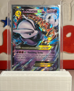 2015 Pokemon Mega Mewtwo Ex 63/162: Slightly worn, view photos - Image 1