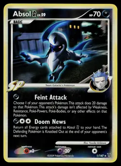 Pokemon Card - Absol G Supreme Victors 1/147 Reverse Holo Rare - Image 1