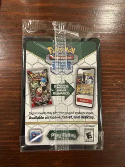 Pokemon TCG Glaceon ex 26/131 Holiday Snowflake Stamp Promo Double Rare Sealed - Image 2