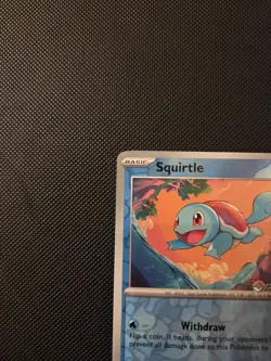 Pokemon Center Promo Squirtle 151 Reverse Holo #007/165 - Image 3
