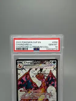 Charizard EX 2023 Pokemon 151 Premium Collection SVP EN Card #56 PSA 10 - Image 2