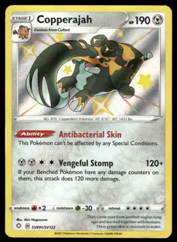 Pokemon TCG Shining Fates: Shiny Vault #SV091/SV122 Copperajah NM - Image 1