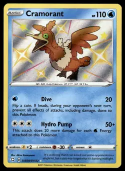 Pokemon TCG Shining Fates #SV030/SV122 Cramorant LP (Scratches) - Image 1