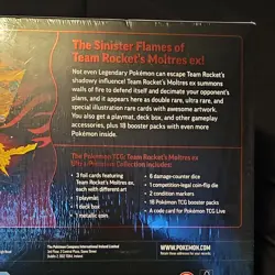 Pokemon Team Rocket's Moltres ex Ultra-Premium Collection Box, 15 Booster Packs - Image 2