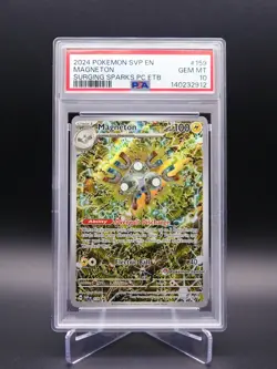 PSA 10 Gem Mint Magneton Pokemon Center 2024 Surging Sparks PC ETB IR SVP-EN 159 - Image 1