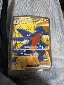 Pokemon TCG Cynthia's Garchomp EX 215/182 Full Art Destined Rivals Near Mint - Image 2
