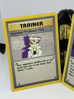 Pokemon TCG Imposter Professor Oak Base Set #73 Oak's Revenge #76 Team Rocket - Image 2