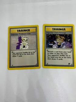 Pokemon TCG Imposter Professor Oak Base Set #73 Oak's Revenge #76 Team Rocket - Image 4