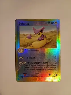 Pokemon TCG Reverse Holo Delcatty 34/100 Ex Sandstorm - Image 1