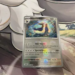 Stoutland (Master Ball Pattern) Uncommon SV: White Flare 076/086 Pokemon 2025 NM - Image 1