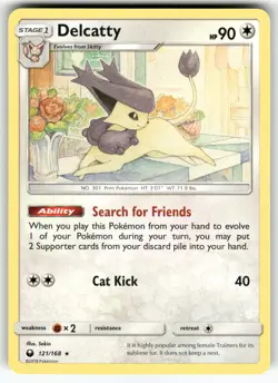 Delcatty SM - Celestial Storm Holo Rare Pokemon Lightly played - Image 1