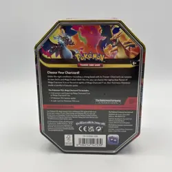 Pokemon Mega Charizard ex Factory Sealed Tin Box - Charizard Y - 4 Booster Packs - Image 2