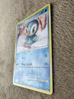 2008 Pokemon TCG POP Series 8 Piplup Lv.9 HP 60 Regular Non-holo 15/17 LP/MP - Image 2