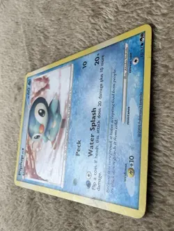 2008 Pokemon TCG POP Series 8 Piplup Lv.9 HP 60 Regular Non-holo 15/17 LP/MP - Image 3