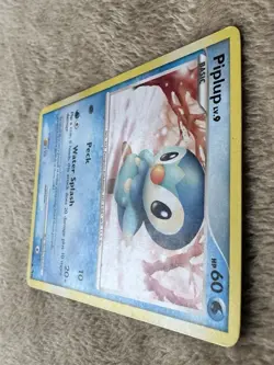 2008 Pokemon TCG POP Series 8 Piplup Lv.9 HP 60 Regular Non-holo 15/17 LP/MP - Image 4