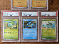 5X LOT Pokemon EN Mew 151 PSA Pikachu Squirtle Bulbasaur Cosmos Poster Costco - Image 3