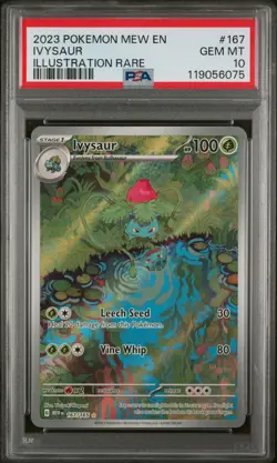 Ivysaur #167 2023 Pokemon Mew En-151 PSA 10 250001 - Image 1