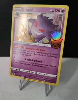 Pokemon TCG Gengar Holo 066/196 Trick Or Trade Halloween Stamped NM - Image 1