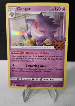 Pokemon TCG Gengar Holo 066/196 Trick Or Trade Halloween Stamped NM - Image 2