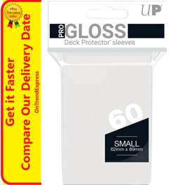 NEW ULTRA PRO Deck Protector Sleeves Small 60ct 62 x 89 Clear Yugioh - Image 1
