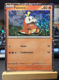 Pokemon Fuecoco 002/015 Holo Promo Rare 2023 McDonalds Card NM - Image 1