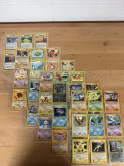 NM 2001 Pokemon NEO REVELATION Set COMPLETE Unlimited Edition NON HOLO Card RARE - Image 1