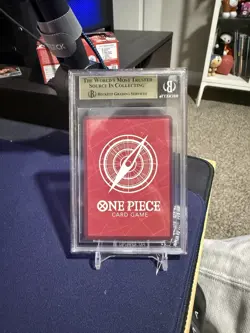Monkey D Luffy BGS 10 OP05-060 PSA Magazine Exclusive One Piece Promo Piece Card - Image 2