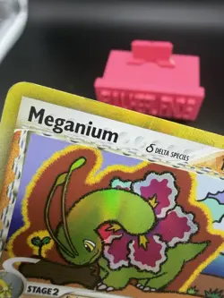 Meganium Delta Species Holo Card 4/101 Dragon Frontiers - Damaged - Image 3