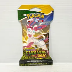 1x Evolving Skies - Sylveon Sealed Pokemon Card Sleeved Booster Pack - Image 1