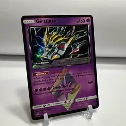 Pokemon TCG Card SM Ultra Prism Giratina Prism Star Rare 58/156 NM One Owner - Image 2