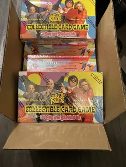Lot Of 10 Austin Powers The Spy Who Shagged Me Card Game Booster Box - Image 3