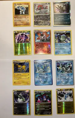 Pokemon Jolteon Vaporeon Darkrai Genesect Zoroark Hydreigon 12 Card Lot, 6 holos - Image 1