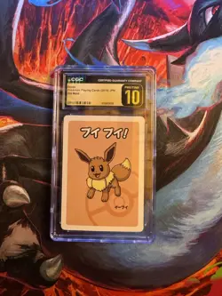 CGC 10 Pristine Eevee Old Maid 2019 Japanese Pokemon Card - Image 1
