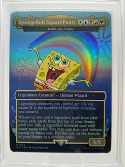 2025 MAGIC THE GATHERING SPONGEBOB SQUAREPANTS SECRET LAIR DROP FOIL PSA 10 Mtg - Image 2