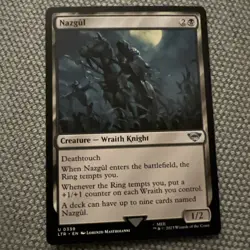 MTG Nazgul LTR NM U 339 Creature Wraith Knight Lord Of The Rings LOTR Magic - Image 1