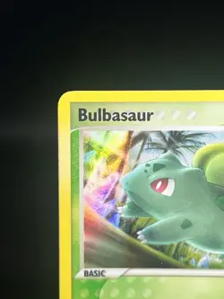 Pokemon TCG Bulbasaur 40/100 Crystal Guardians Reverse Holo Stamped LP - Image 2