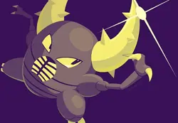Pokemon anime agatashi999 pok mon pinsir fanart pixiv Pad Gaming Mat Desk - Image 1