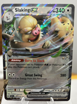 Pokemon Surging Sparks Slaking EX 147/191 Double Rare Holo Pack Fresh - Image 1