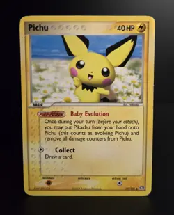 Pokemon TCG - PICHU - 59/106 - EX: EMERALD (2005) - VINTAGE - MP/LP - Image 1